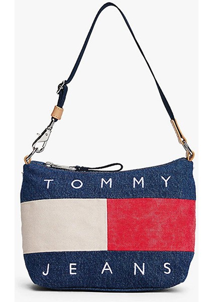 Tjw Arşiv Denim Omuz Kadın Mavi Omuz Çantası AW0AW182131AF