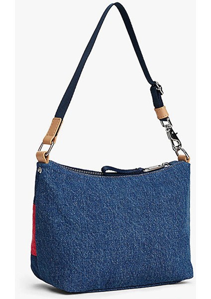 Tjw Arşiv Denim Omuz Kadın Mavi Omuz Çantası AW0AW182131AF fiyatları