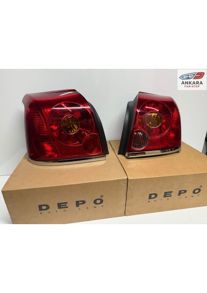 Toyota Avensis 2003 - 2005 Stop Lambası Sağ - Sol Takım (2 Adet - Depo Marka) modelleri