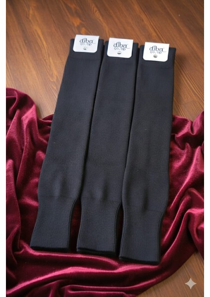 Yün Dizüstü Bayan Çorap 3 Lü Setler 36-41 Numara