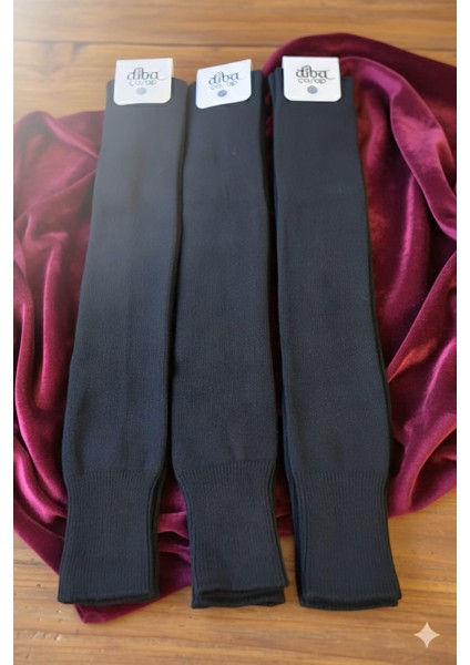Yün Dizüstü Bayan Çorap 3 Lü Setler 36-41 Numara modelleri