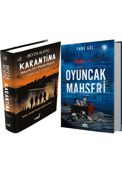 Oyuncak Mahşeri Ciltli ve Karantina 4 Ciltli Beyza Alkoç 2li Set