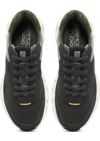 Studio Erkek Bej Bağcıklı Kalın Tabanlı Sneaker 25WFD780210