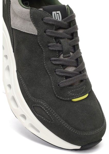 Studio Erkek Bej Bağcıklı Kalın Tabanlı Sneaker 25WFD780210