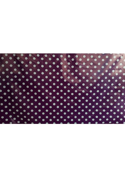 Florista Puantiye Mor Masa Örtüsü 1 Metre