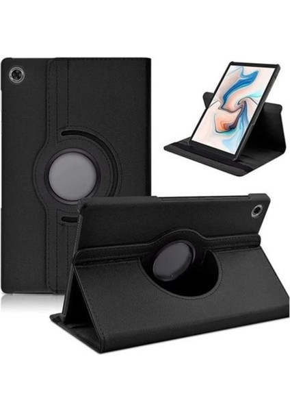 Samsung Galaxy Tab A11 X130 Kılıf Dönerli Standlı + Ekran Koruyucu