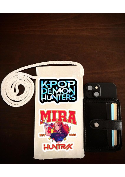 Kpop Demon Hunters Hunterix Tasarımlı Çanta Seti modelleri