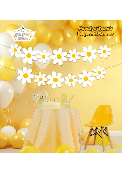 Papatya Temalı Banner