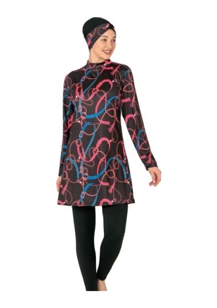 Fantasy 3408 Bayan Desenli Tesettür Mayo fiyatları