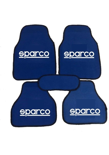 Mitsubishi Space Star Sparco Mavi Halıfleks 5 Parça Paspas Seti Halı 2d
