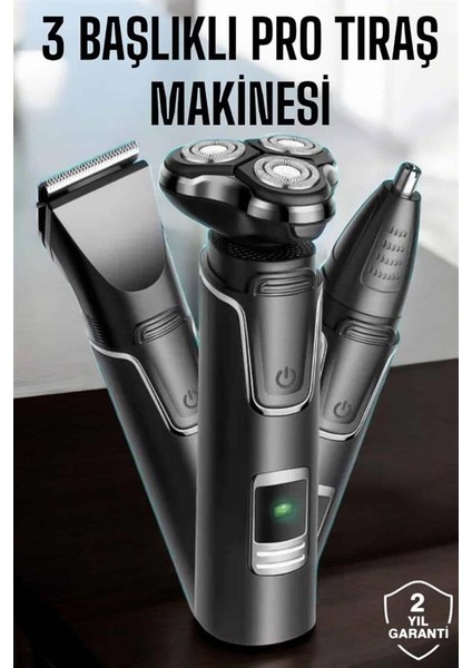 bulurum yüksek performanslı 3 başlıklı profesyonel tıraş makinesi fiyatları