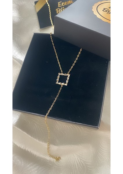 Ecem Büjuteri Çelik Zirkon Taş Dekolte Kolye fırsatları