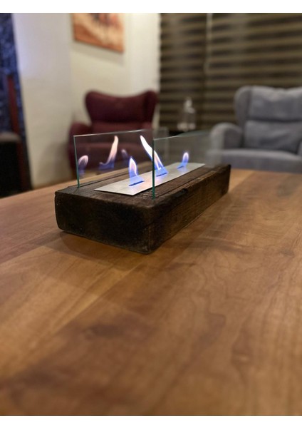 Dekoratif Masa Üstü Şömine modelleri