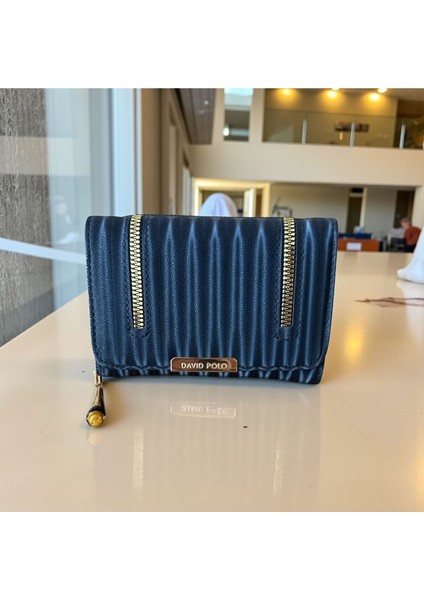 Davıd Polo Pileli Kadın Cüzdan