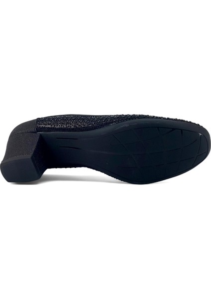 86005 25KA Kadın Abiye Ayakkabı Siyah fırsatları