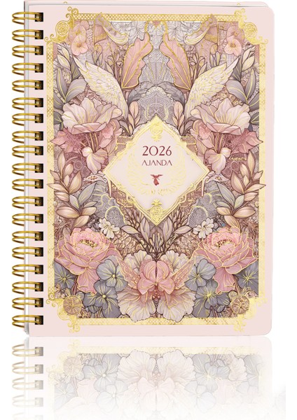 Spiralli Sert Kapak 2026 Haftalık Motivasyon Ajandası A5 fiyatları