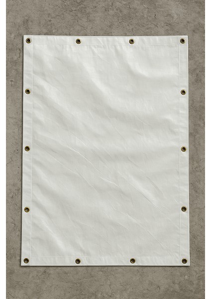 Beyaz Renkli Su Geçirmez Kapsüllü Balkon, Gölgelik, Uv Katkılı Güneşten Koruma Dokuma Branda fırsatları