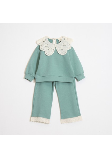 Kız Çocuk Yakalı Takım