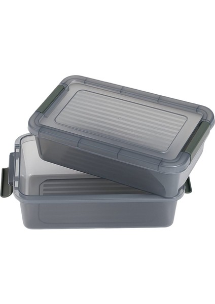 Elite Kilitli Dikdörtgen Çok Amaçlı Saklama Kabı - 3 Litre