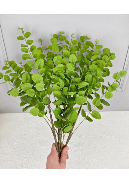 Yapay Okaliptus Dalı Yeşil