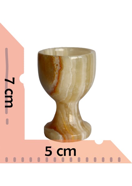Bal Oniks Doğal Taş Yumurta ve Kadeh Seti – El Yapımı, Dekoratif Feng Shui Biblo, Şık Masa ve Ofis Süsü fırsatları