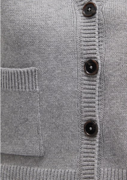 Gri Triko Yelek 1710783-83096