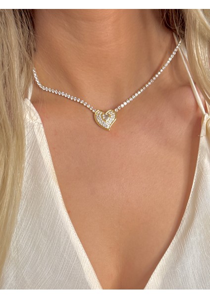 Çelik Dönmeyen Su Yolu Kolye Zirkon Taşlı Kolye fiyatları