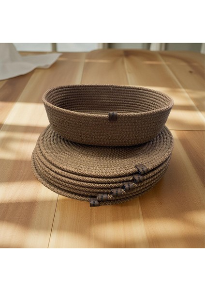 7 Parça Tarçın Jüt Supla / Amerikan Servis Lux Sunum Tabak Altlığı modelleri