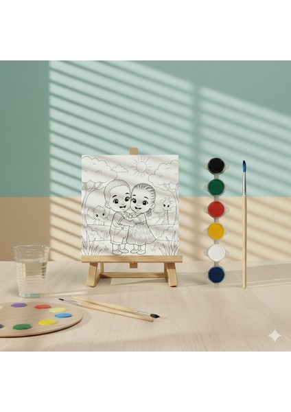 Çocuklar Için Afacan Bambotek ve Himba Afrikalı Çocuklar Eğitici ve Eğlenceli Boyama Seti fiyatları