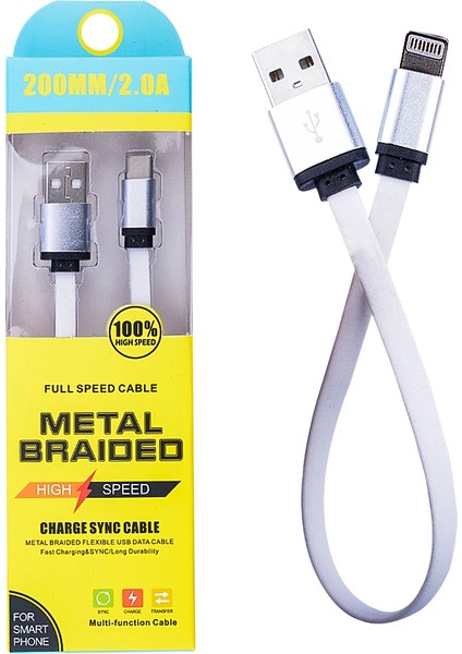 Iphone 13-12-11 8-7 20CM Kısa Şarj USB KABLO-(1903) - FKU2950-2160 fiyatları