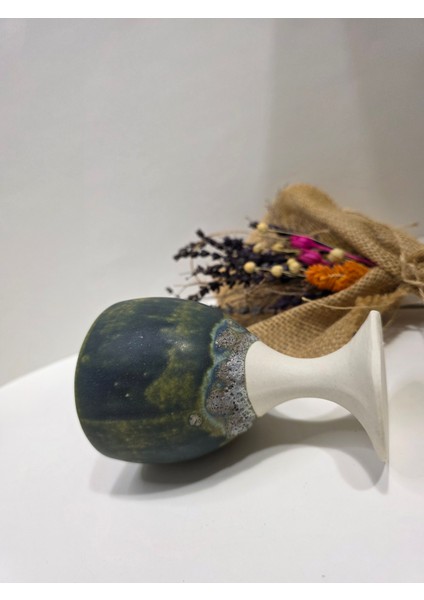 Seramik El Yapımı Tasarım Kadeh Stonware Şampanya modelleri