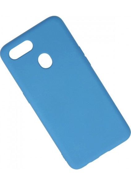 Oppo A12 Kılıf Nano Içi Kadife Silikon - Mavi (K95) fiyatları