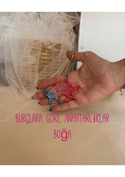 Boğa Burcu Anahtarlık