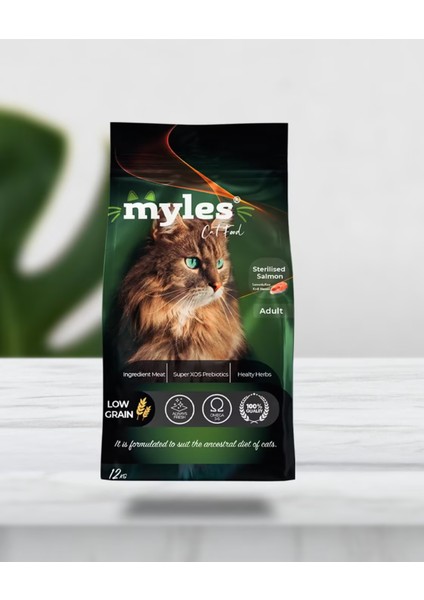 Kısırlaştırılmış Somonlu Kısır Kedi Maması 12 kg