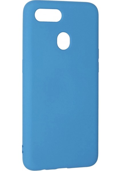 Oppo A12 Kılıf Nano Içi Kadife Silikon - Mavi (K95) modelleri