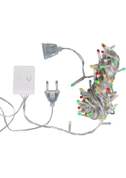 10M 100 LED Damla Uçlu Mavi Işık (Şeffaf Kablo) fırsatları