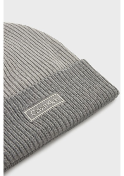 Yün ve Kaşmir Karışımlı Logolu Bere LV04D8029GQBW Erkek Bere LV04D8029G Qbw fiyatları