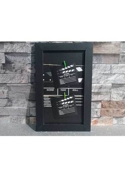 bulurum klaket tasarımlı ıpli ve mandallı fotoğraf çerçevesi no 1