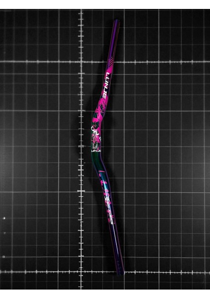 Lunje Scooter Modifiye Gidon 78CM Rainbow Pembe 31.8mm