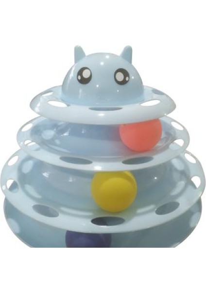 bulurum nunbell 3 katlı kedi oyuncağı kedi başlıklı