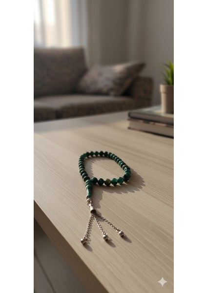 Yeşil Jasper Doğal Taş Tesbih – Şifa, Denge ve Pozitif Enerji Taşı fırsatları