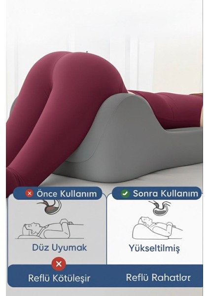 Çiftler Için Yakınlık Yastığı | 3D Ergonomik Kama Tasarım | Kalça, Bel, Boyun ve Bacak Destekli Visco Yastık modelleri