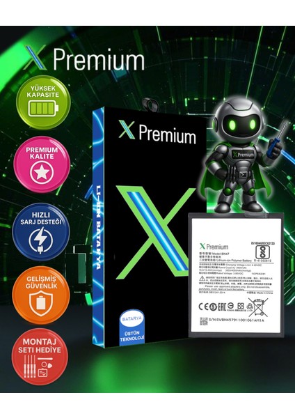 Xpremium Xiaomi Mi A2 Lite Uyumlu Batarya Pil Süper Yüksek Kalite 4000 Mah BN47
