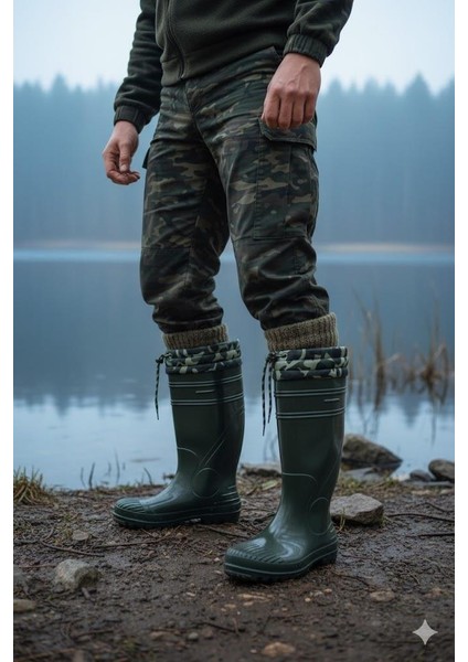 1197 Ulaş Içi Kürklü 40 cm Uzunluk Pvc %100 Su Geçirmez Tarım Çiftçi Sulama Iş Çizmesi fiyatları