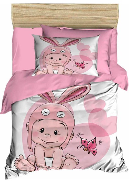 Yenidoğan Kız Bebek Nevresim Takımı &AMP;#37;100 Pamuklu Tavşan Kulak fiyatları