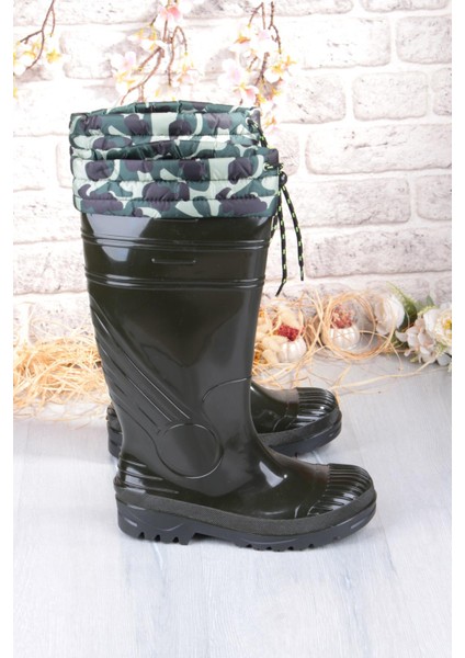 1197 Ulaş Içi Kürklü 40 cm Uzunluk Pvc %100 Su Geçirmez Tarım Çiftçi Sulama Iş Çizmesi indirimleri