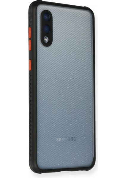 Samsung Galaxy A02 Kılıf Miami Şeffaf Silikon - Siyah (K95) fiyatları