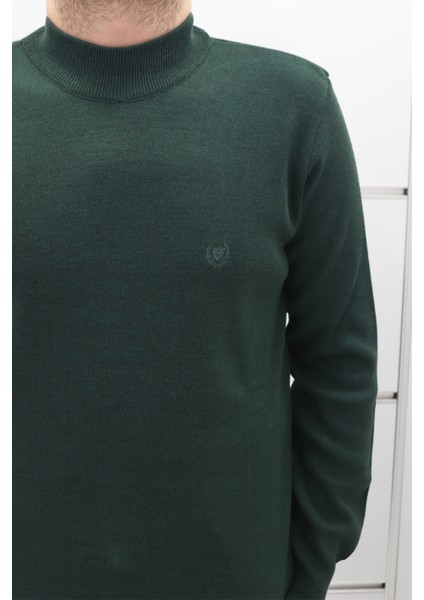 Fistan Store Erkek Düz Spor Kesim Rahat Kalıp Yarım Balıkçı Yaka Kışlık Yünlü Kazak fiyatları