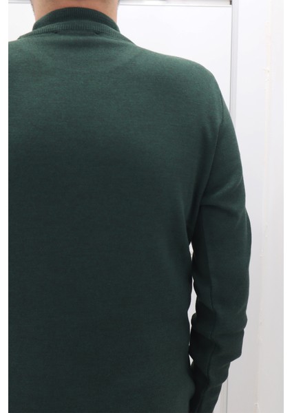 Fistan Store Erkek Düz Spor Kesim Rahat Kalıp Yarım Balıkçı Yaka Kışlık Yünlü Kazak fırsatları