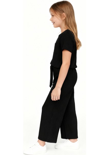 Kız Çocuk Pijama Altı Beli Lastikli Rahat Kalıp modelleri